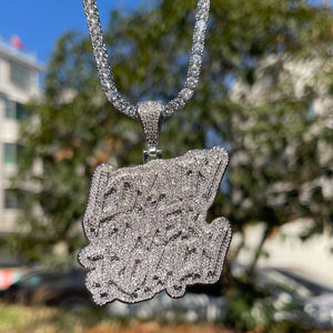 Iced Out Loyalty Over Royalty Pendant