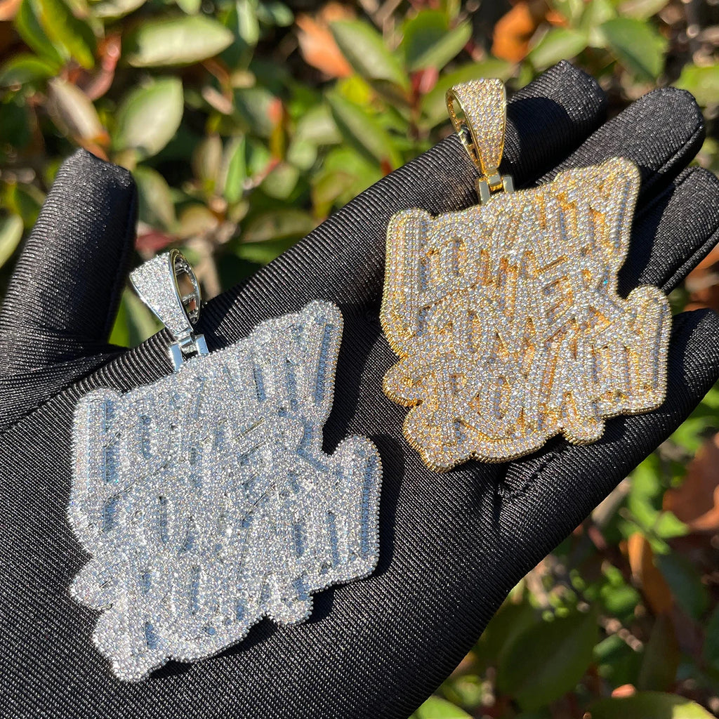 Iced Out Loyalty Over Royalty Pendant