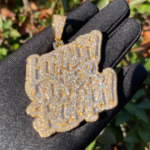 Iced Out Loyalty Over Royalty Pendant