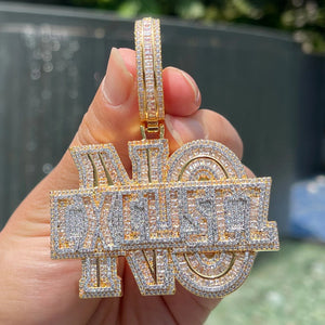 Iced Out No Excuse Necklace Pendant