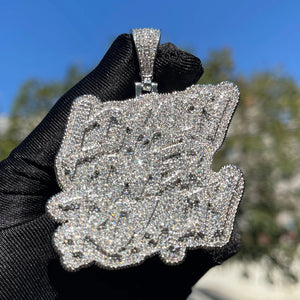 Iced Out Loyalty Over Royalty Pendant