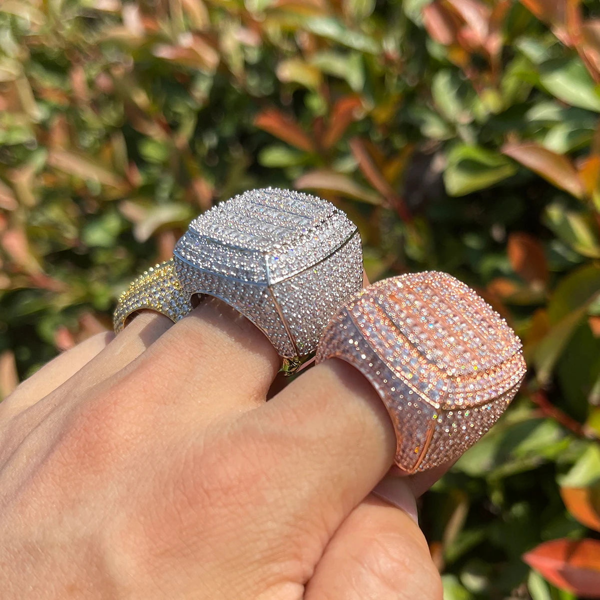 Iced Out Big Boss Ring